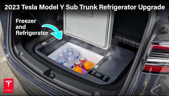 2023 Tesla Model Y, 3, X Sub Trunk Kühl- und Gefrierschrank-Upgrade ...